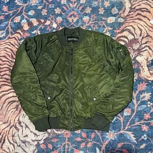 Madden Olive Green Bomber Jacket for Women